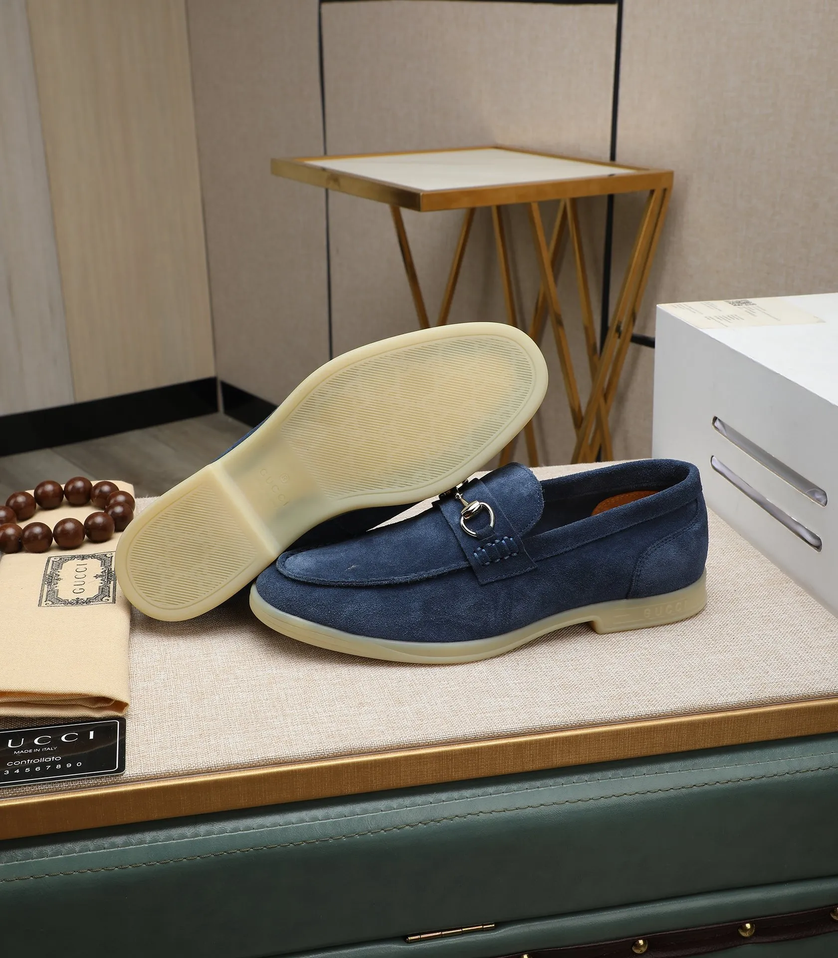 Men's shoes 💰520 📛📛Original (water-dyed cow lining) GUCCI official website formal shoes🌀 Italian 🇮🇹Imported cowhide➕Top imported water-dyed cowhide lining💋Finely handmade Original bottom, the real thing looks better when photographed in person Standard size 38-44